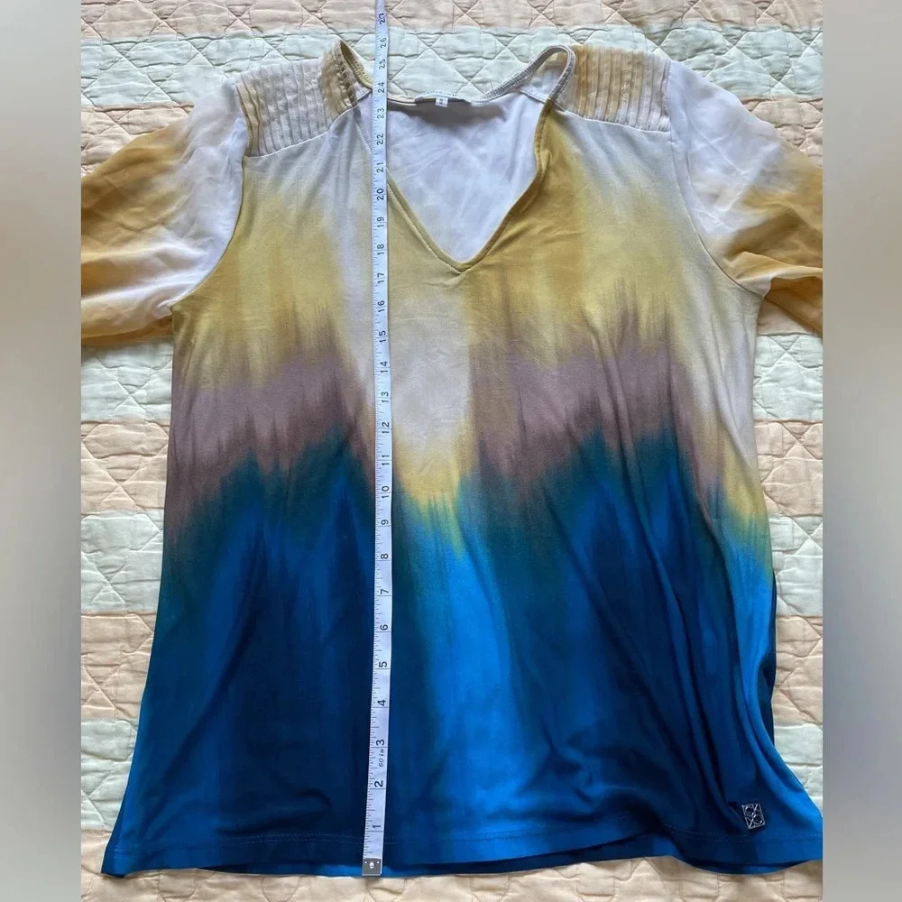 Calvin Klein Colorful Blouse- Size M - Picture 9 of 10